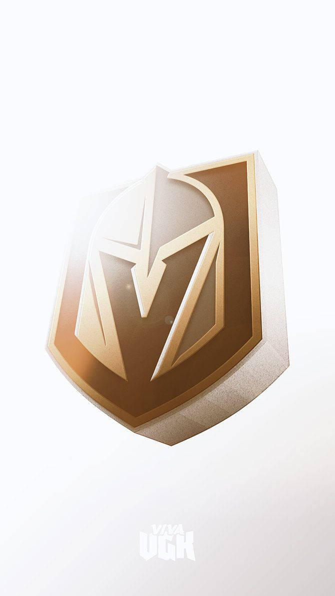Vegas Golden Knights 3D Logo Wallpaper