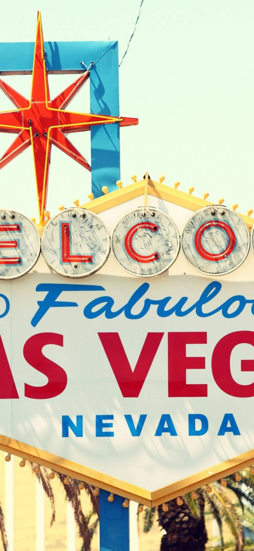 Välkommentill Vegas Iphone Wallpaper