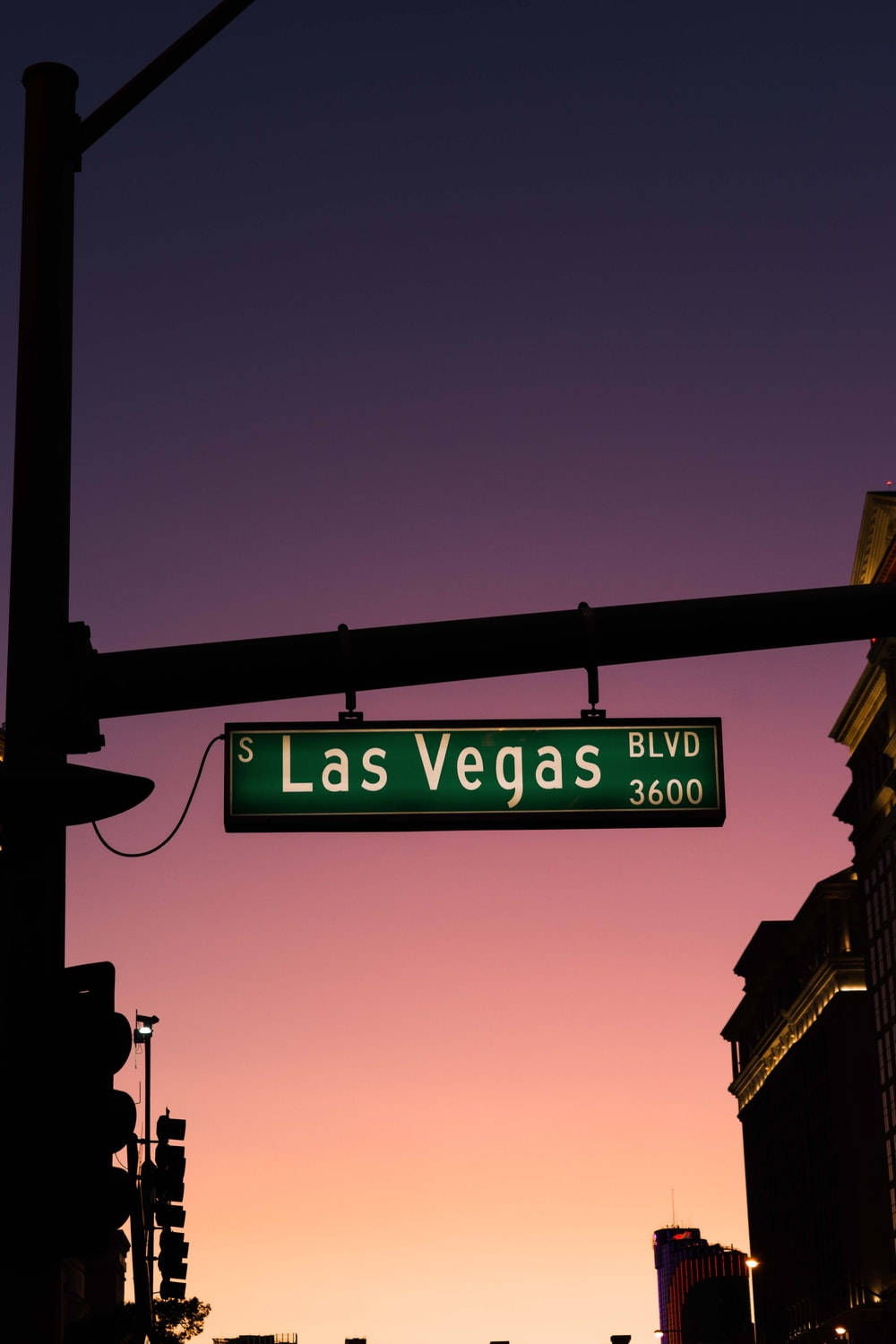 Señalde Carretera De Las Vegas Para Iphone Fondo de pantalla
