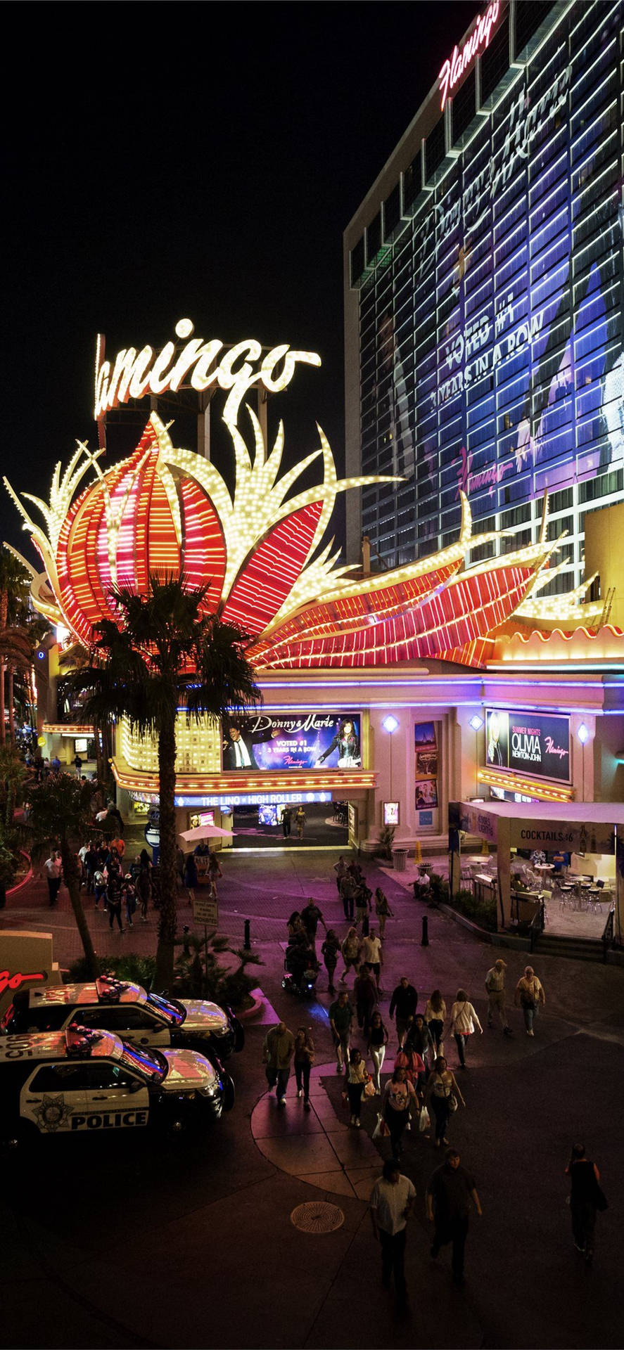 Wallpaperflamingo Las Vegas Hotell Och Kasino Iphone-bakgrundsbild. Wallpaper