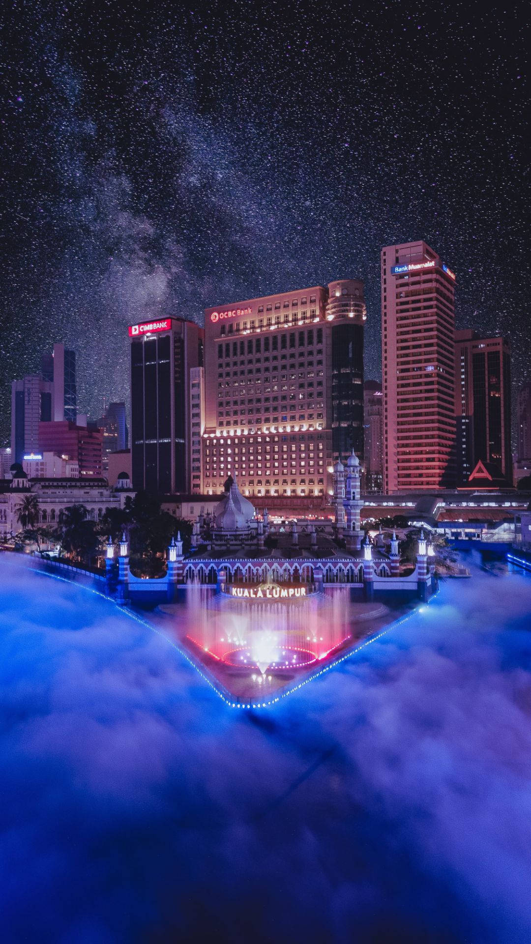 Nyd den glamourøse natteliv i Las Vegas på din Iphone Wallpaper