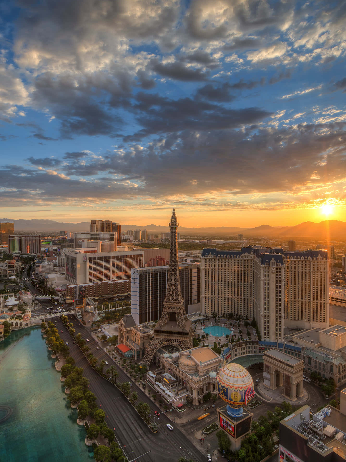 Minimalistischesbild Von Las Vegas.