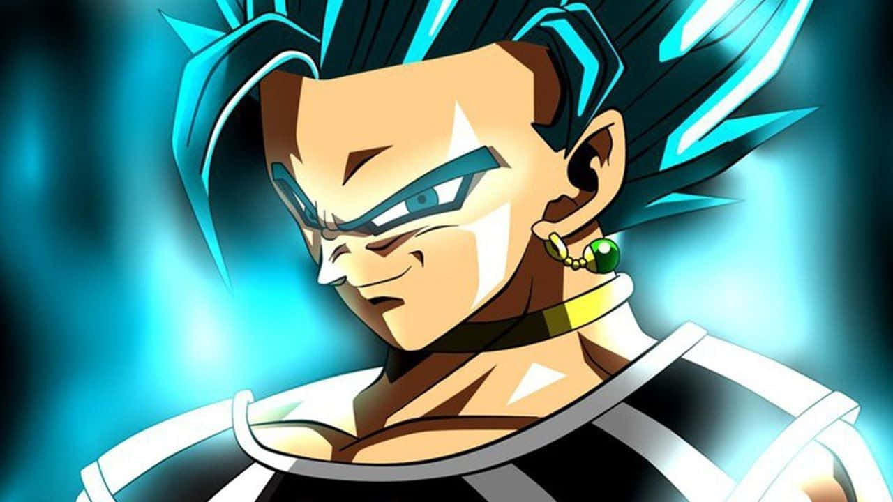 The Mighty Vegeta in His Super Saiyan Form