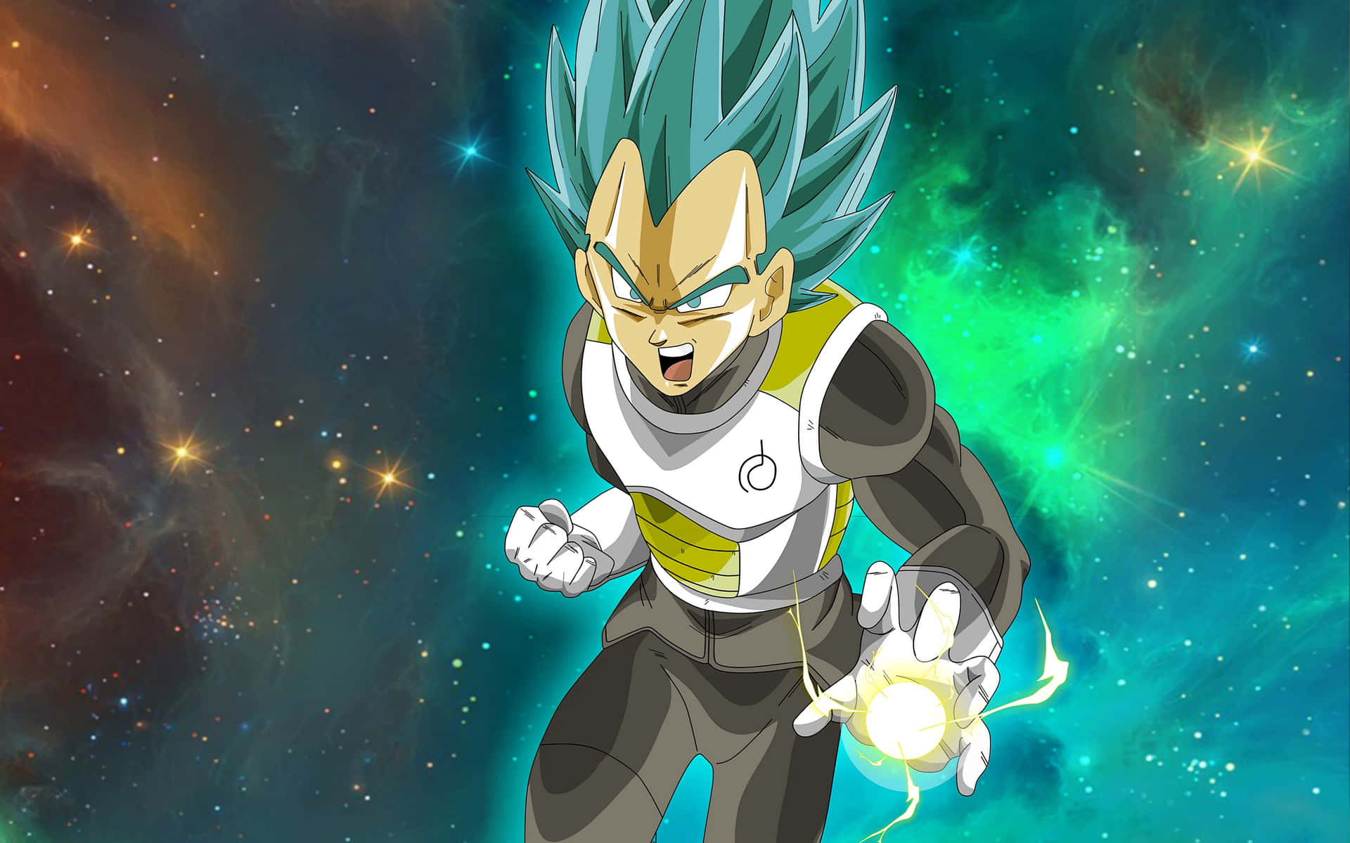 Majestic Vegeta in a Powerful Stance
