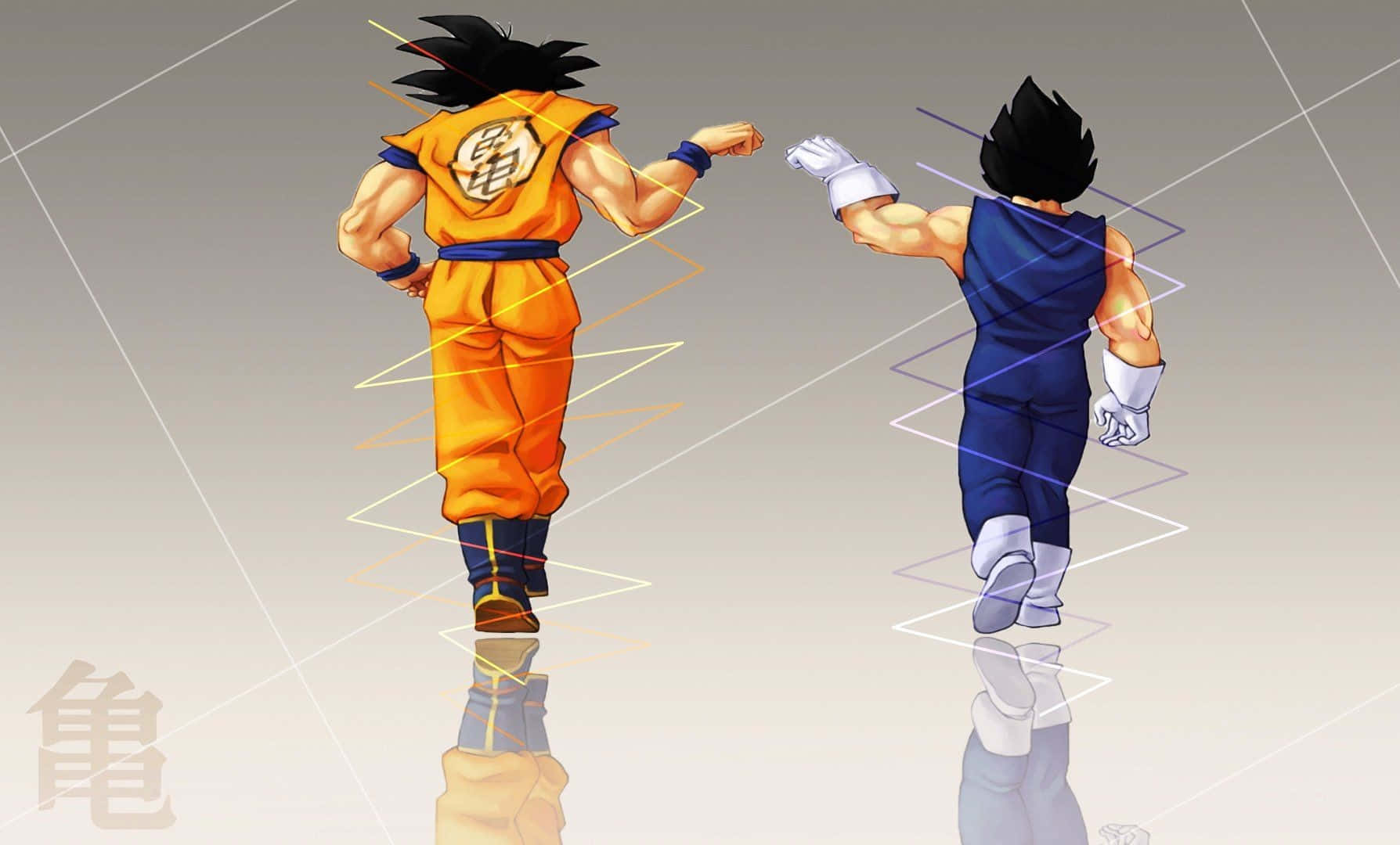 Vegetay Goku: Batalla Épica Fondo de pantalla