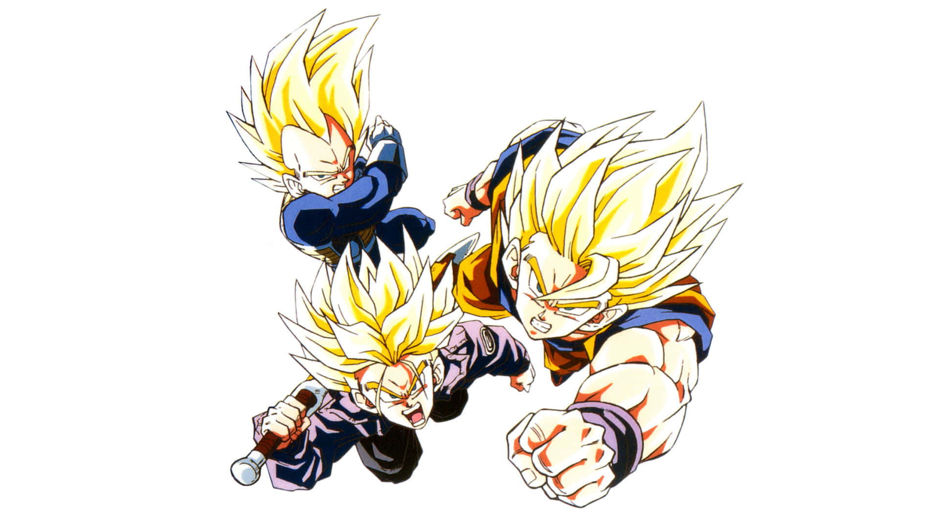 SSJ2 Vegeta and Goku, dbz, dokkan, dokkan battle, goku, super saiyan, vegeta,  HD phone wallpaper