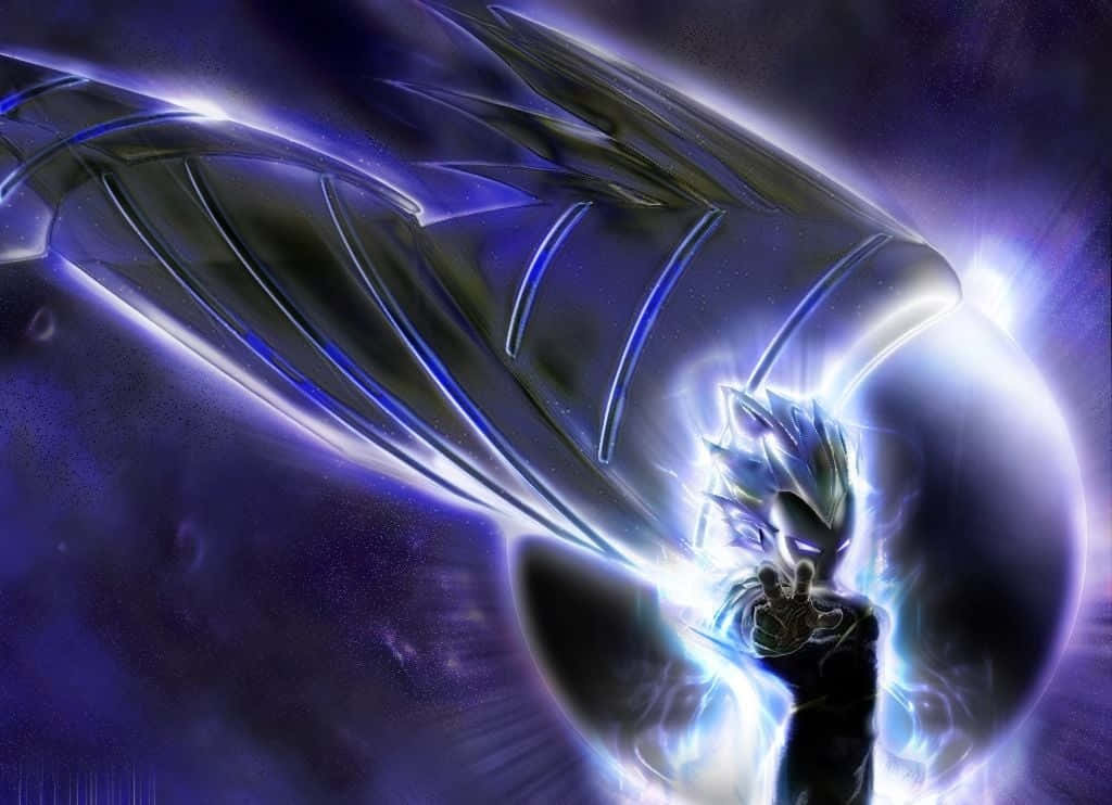 Majestic Vegeta Art in Action Wallpaper