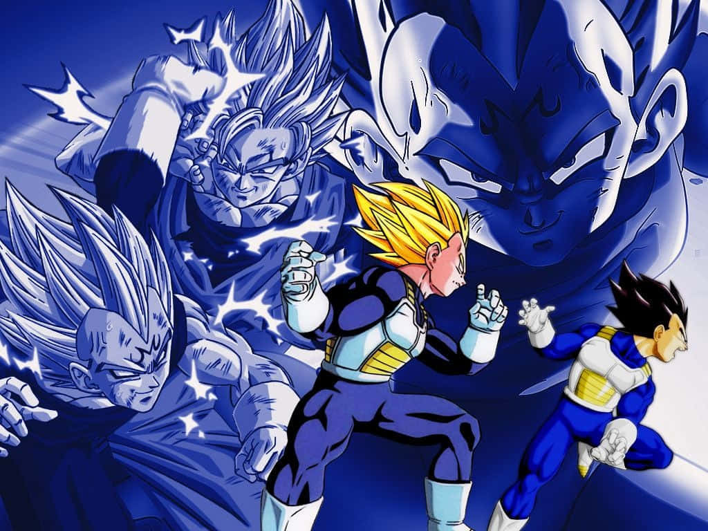 Majestic Vegeta Art in Action Wallpaper