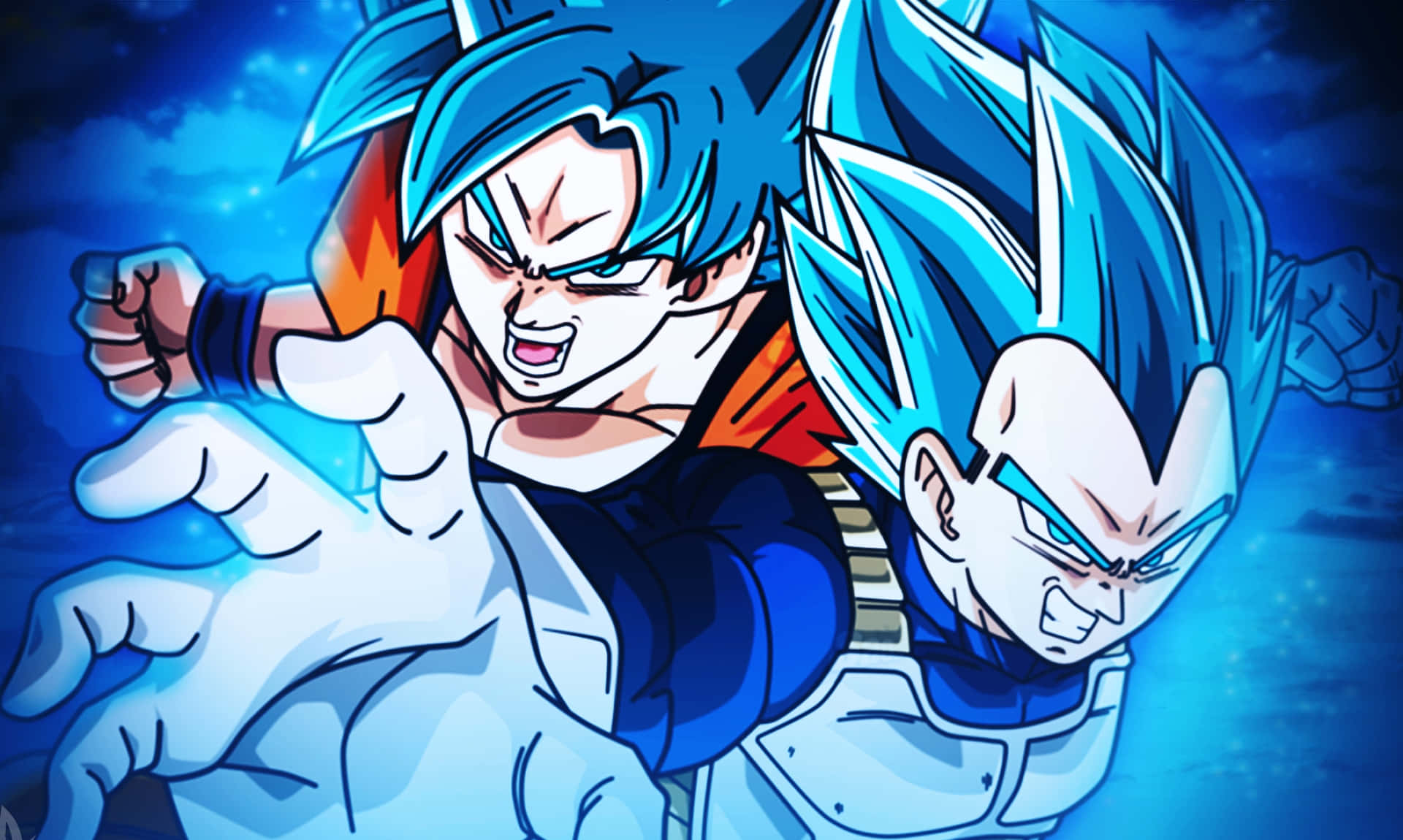 Download Vegeta Art 1920 X 1150 Wallpaper Wallpaper | Wallpapers.com