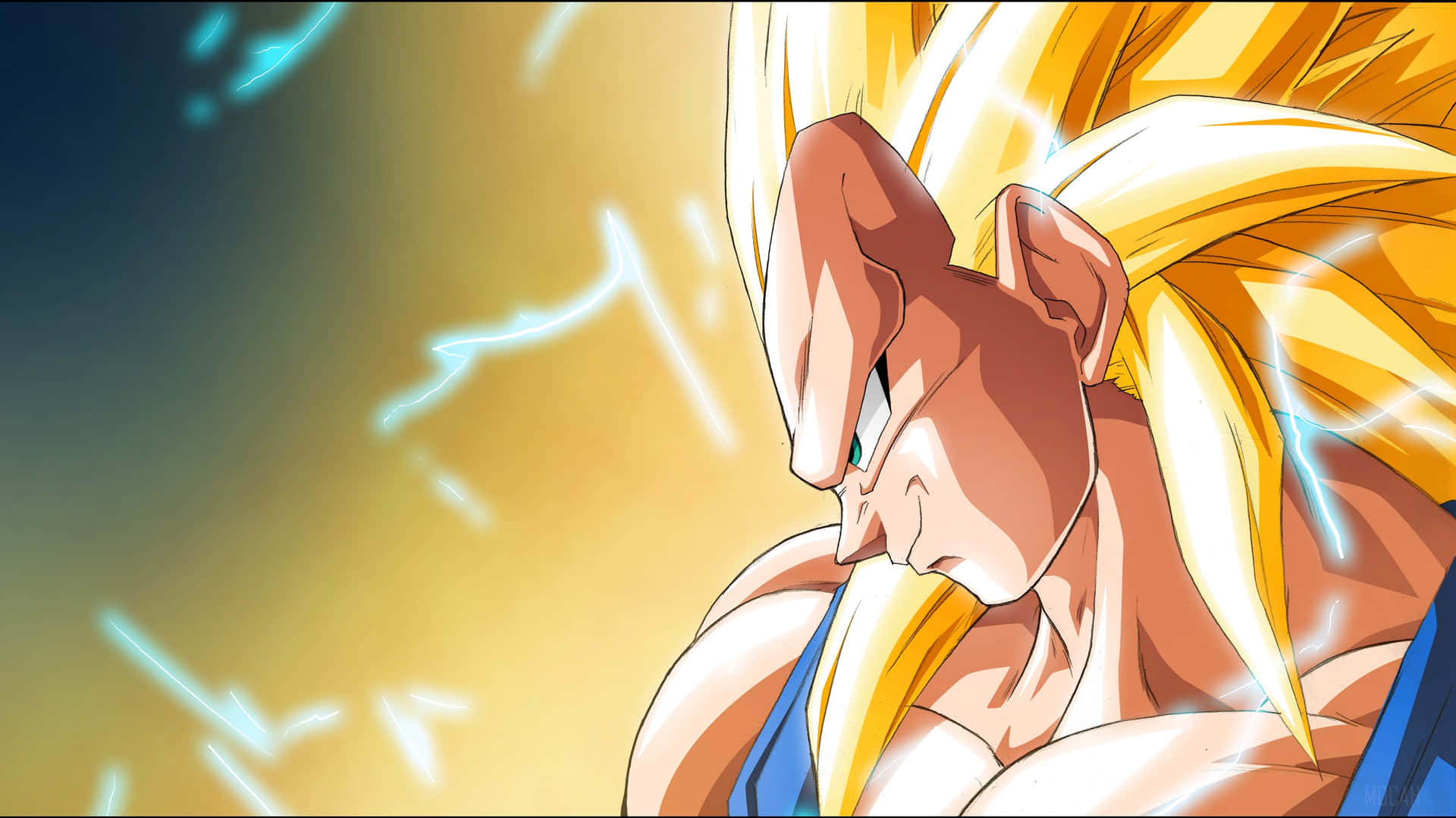Vegeta With Long Blonde Hair Picture
