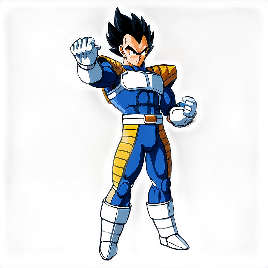 Download Vegeta Prince Of Saiyans Png Lsj | Wallpapers.com