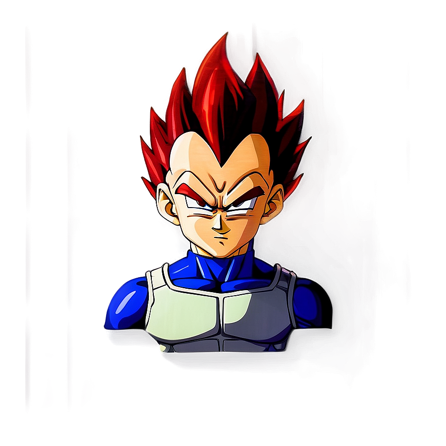 Vegeta Red Hair Png 80 PNG