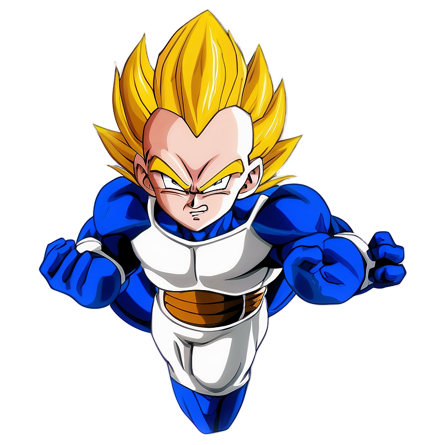 Vegeta Royal Blue Png Wtp PNG