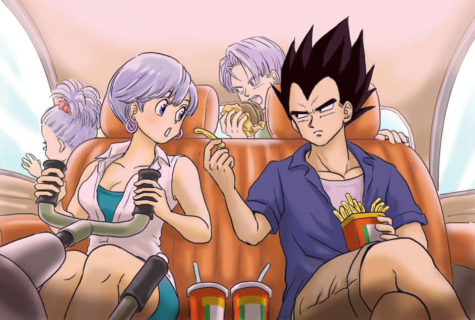 Portrait De Famille De Vegeta Fond d'écran