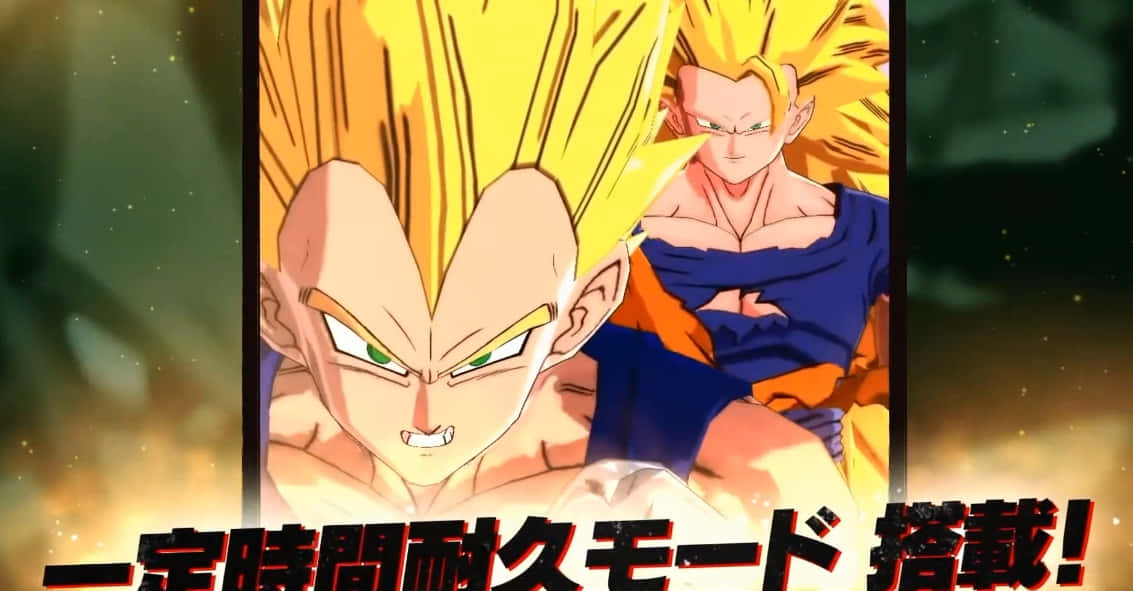 Goku & Majin Vegeta Transform Into SSJ2 [1080p HD] 