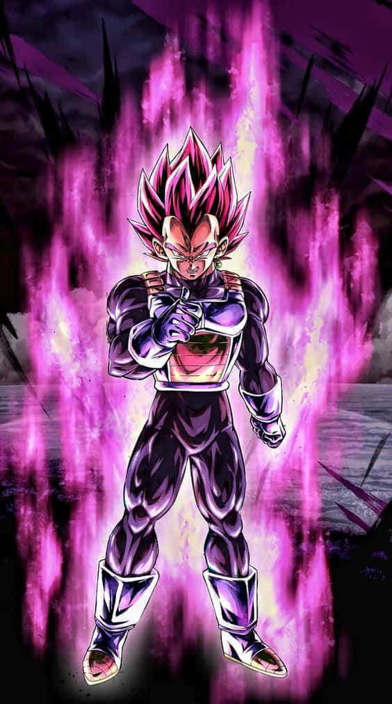 Download Flaming Vegeta Ultra Ego Wallpaper