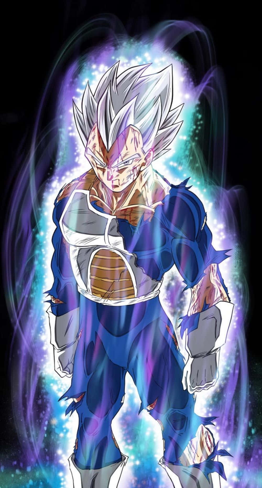 Vegeta Ultra Instinct Aura Bakgrunnsbildet