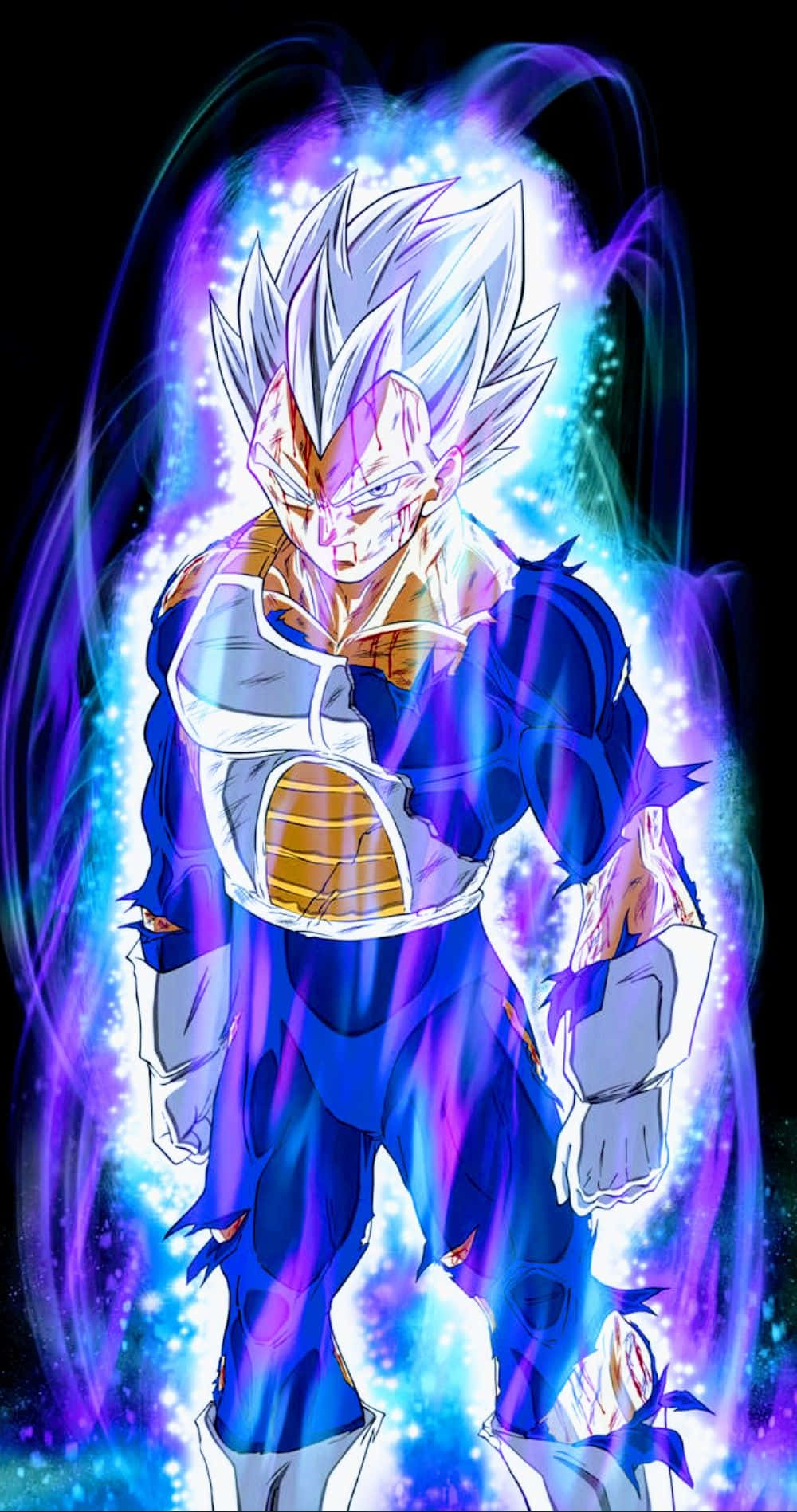 Vegeta Ultra Instinct Aura Bakgrunnsbildet