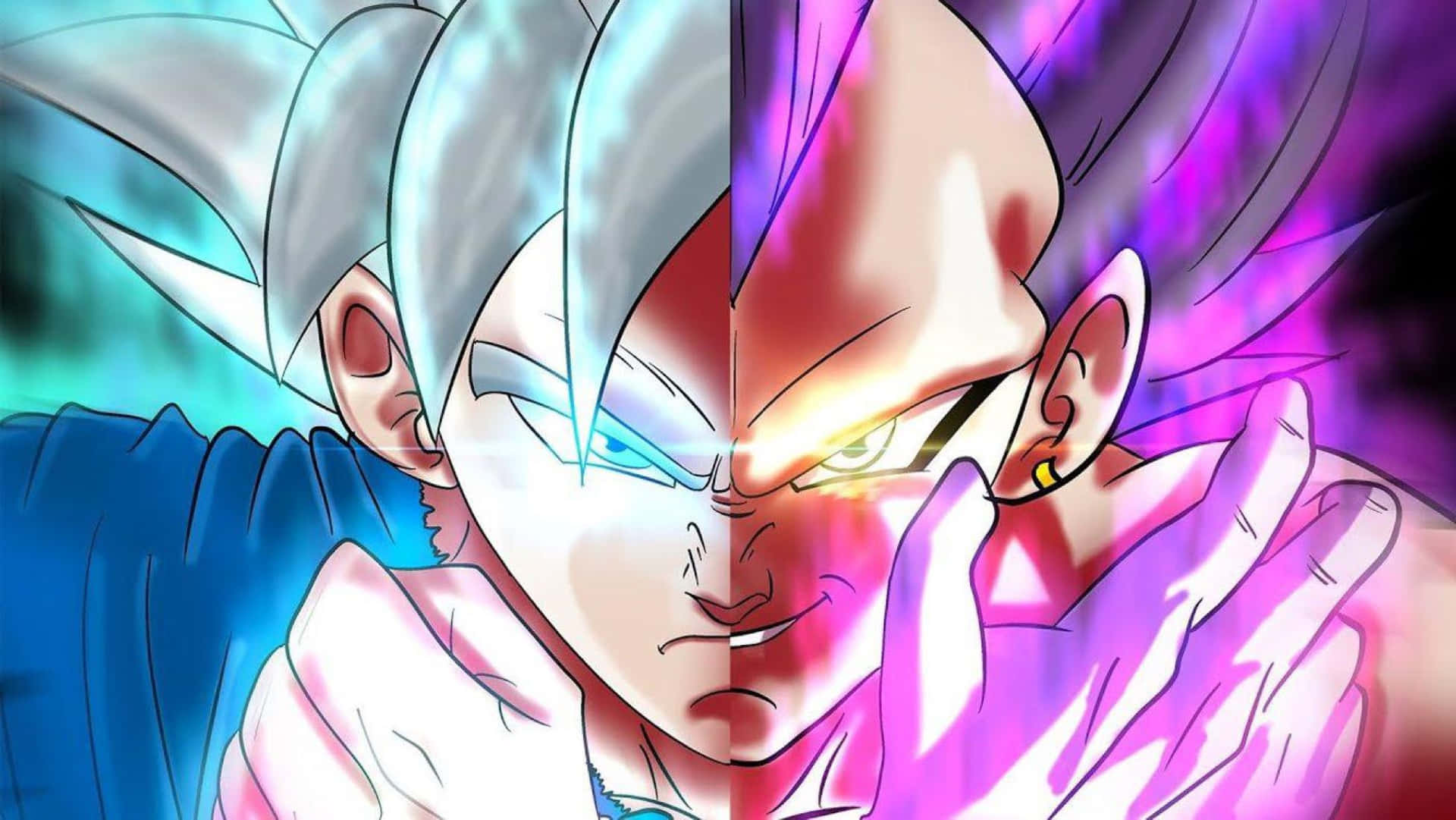 Vegeta Ultra Instinct Transformasjon Bakgrunnsbildet