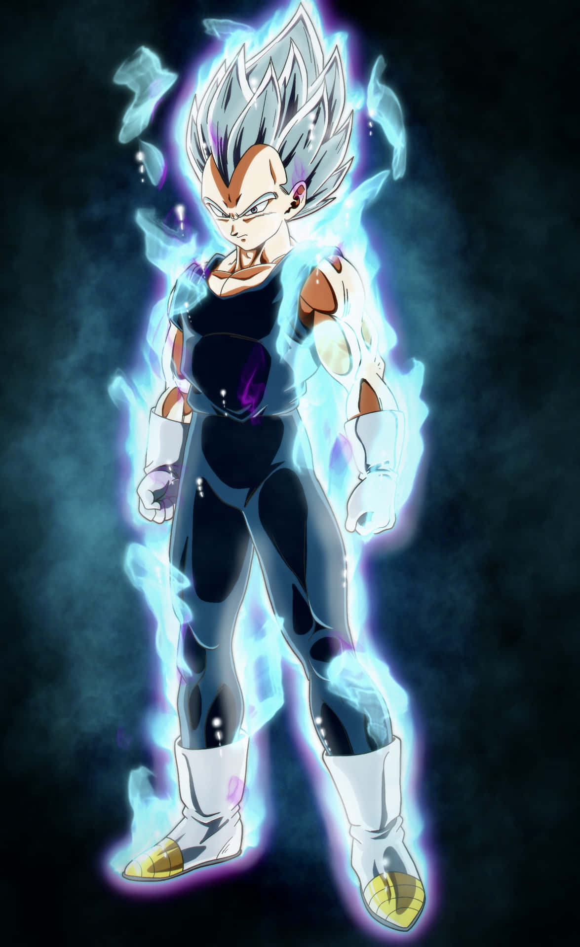 Vegeta Ultra Instinct Transformatie Achtergrond