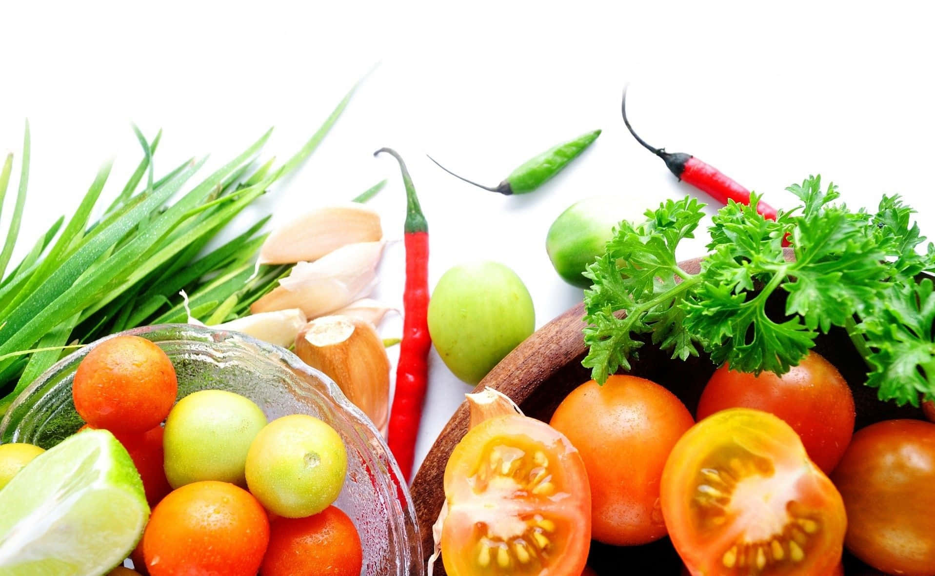 An abundance of fresh vegetables in the market.