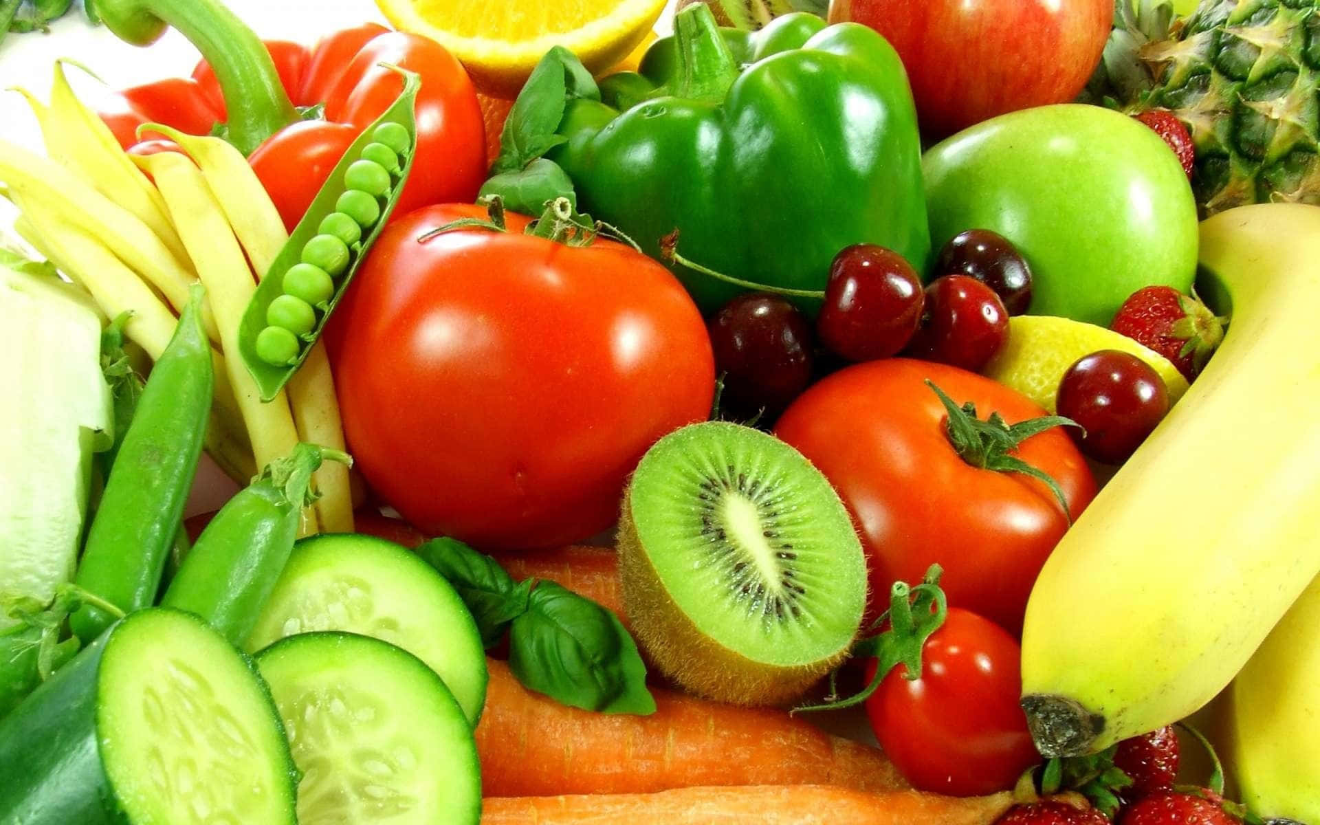 Unapila De Frutas Y Verduras