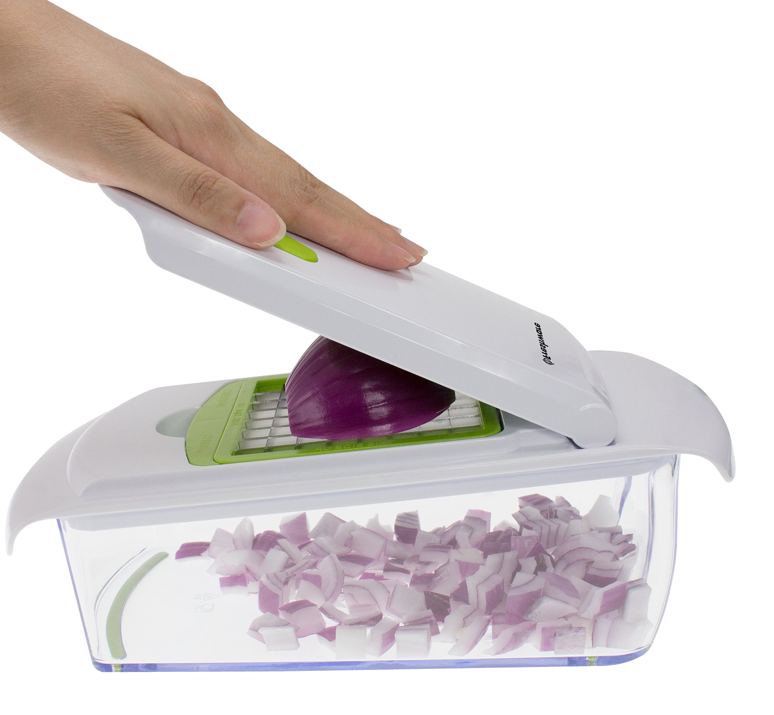 Vegetable Chopperin Action PNG