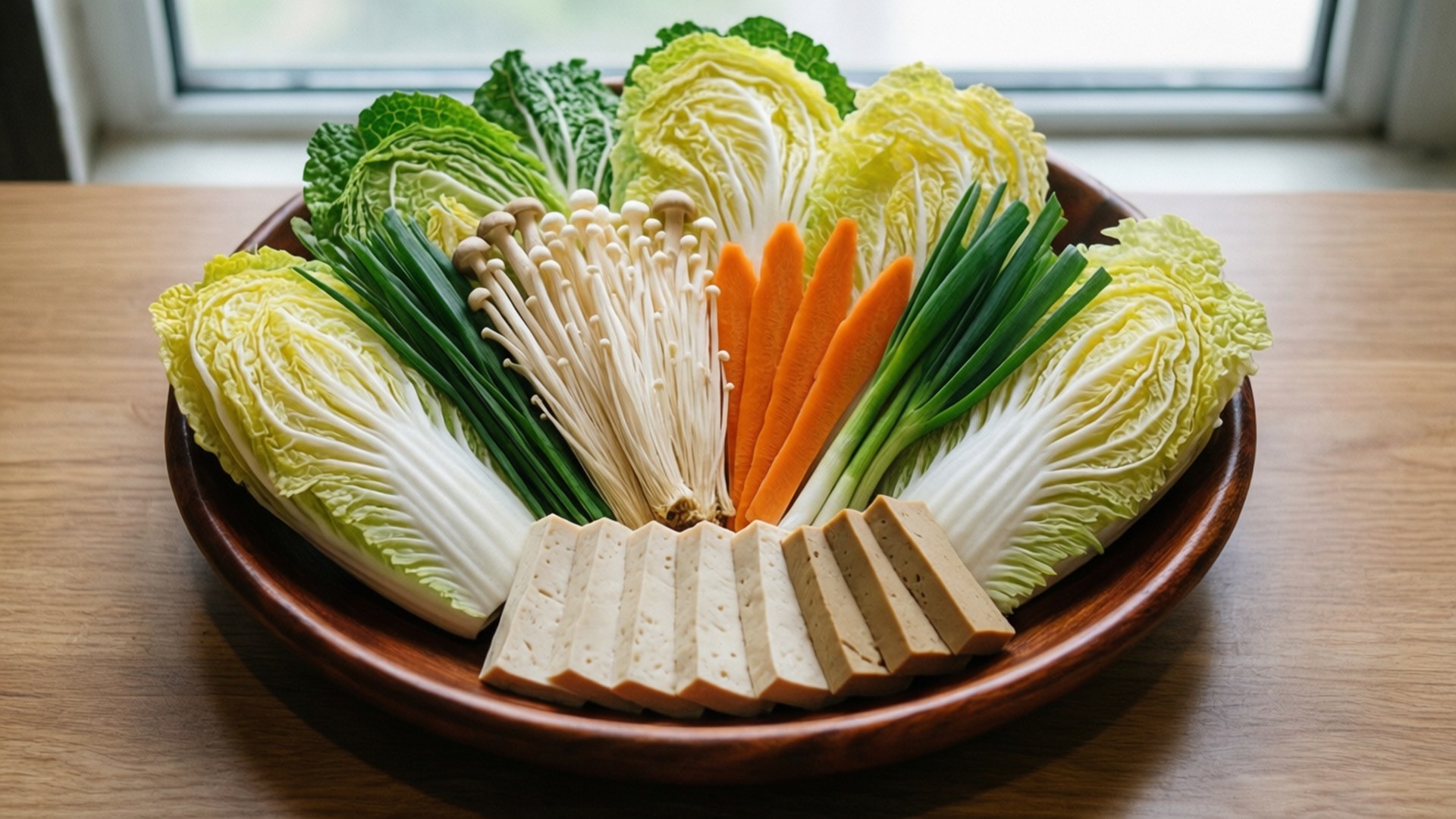 Grönsaksfat för shabu-shabu hot pot