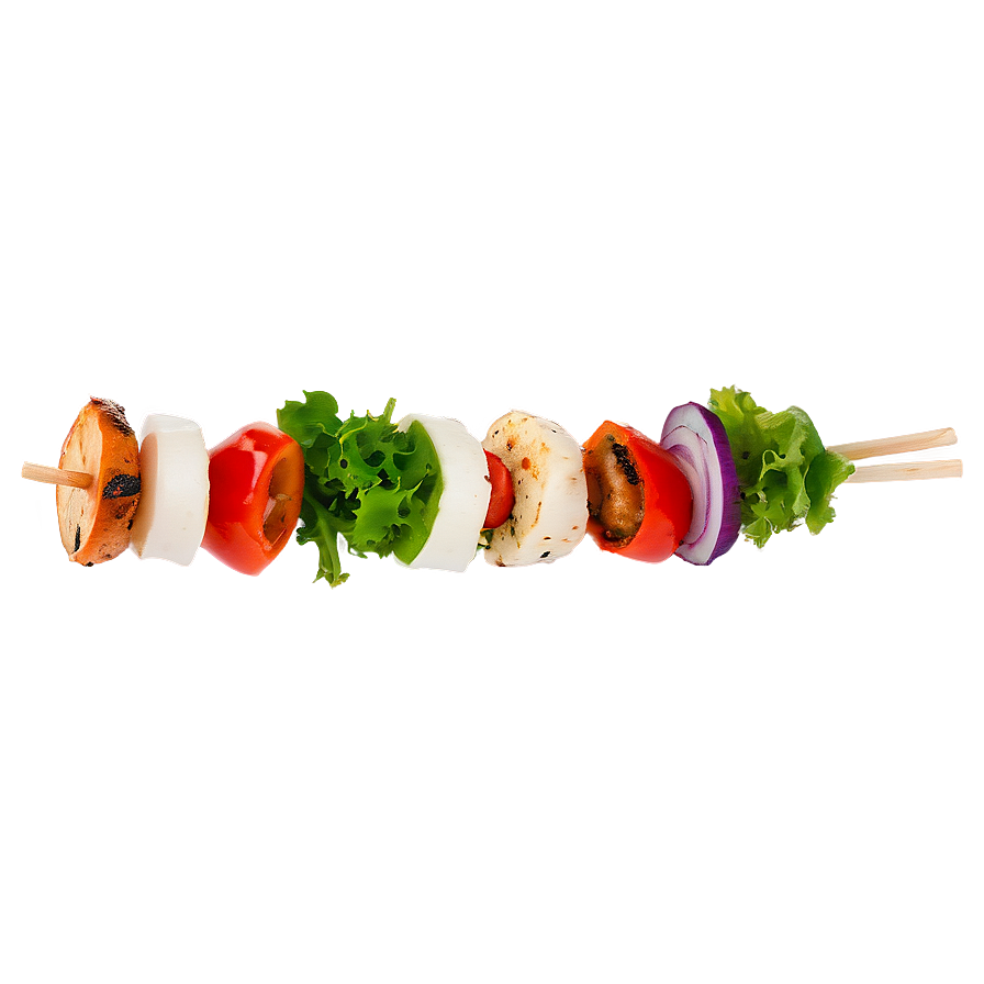 Vegetarian Kebab Png 06262024 PNG