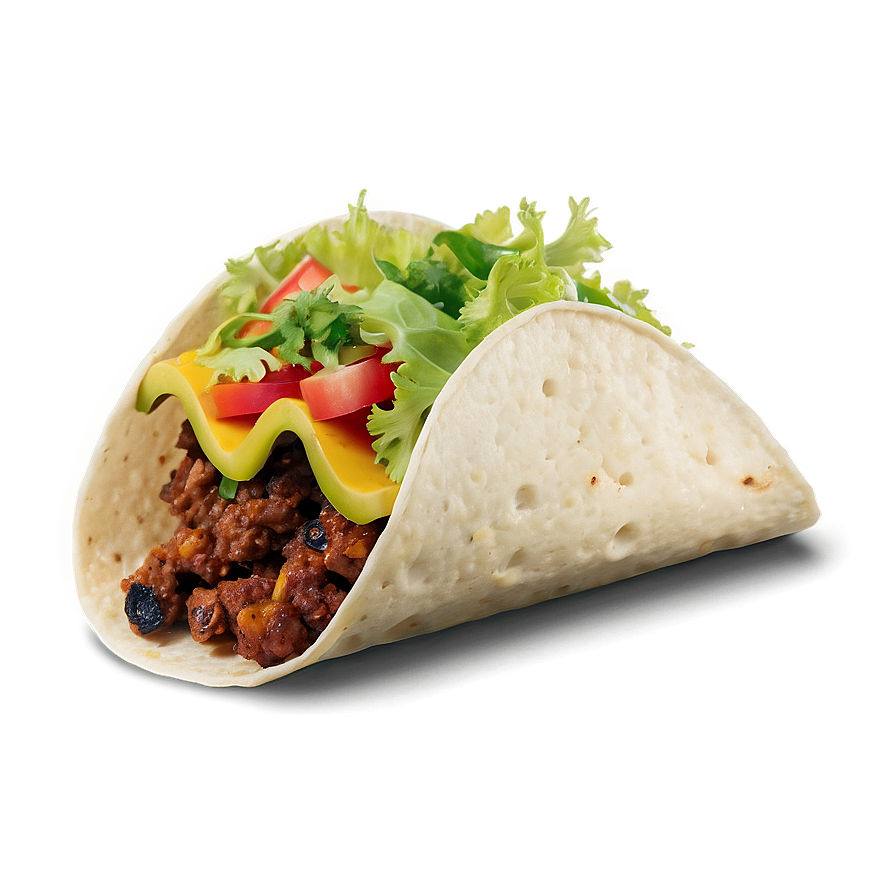 Vegetarian Taco Png Pst PNG