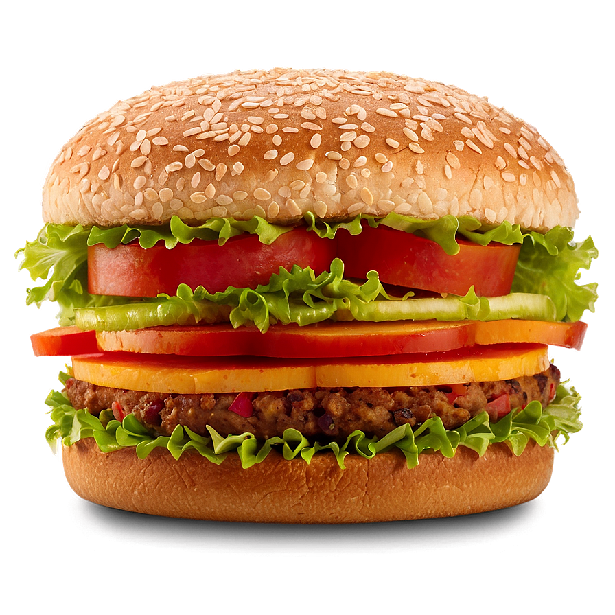 Download Veggie Burger King Png Xgw | Wallpapers.com