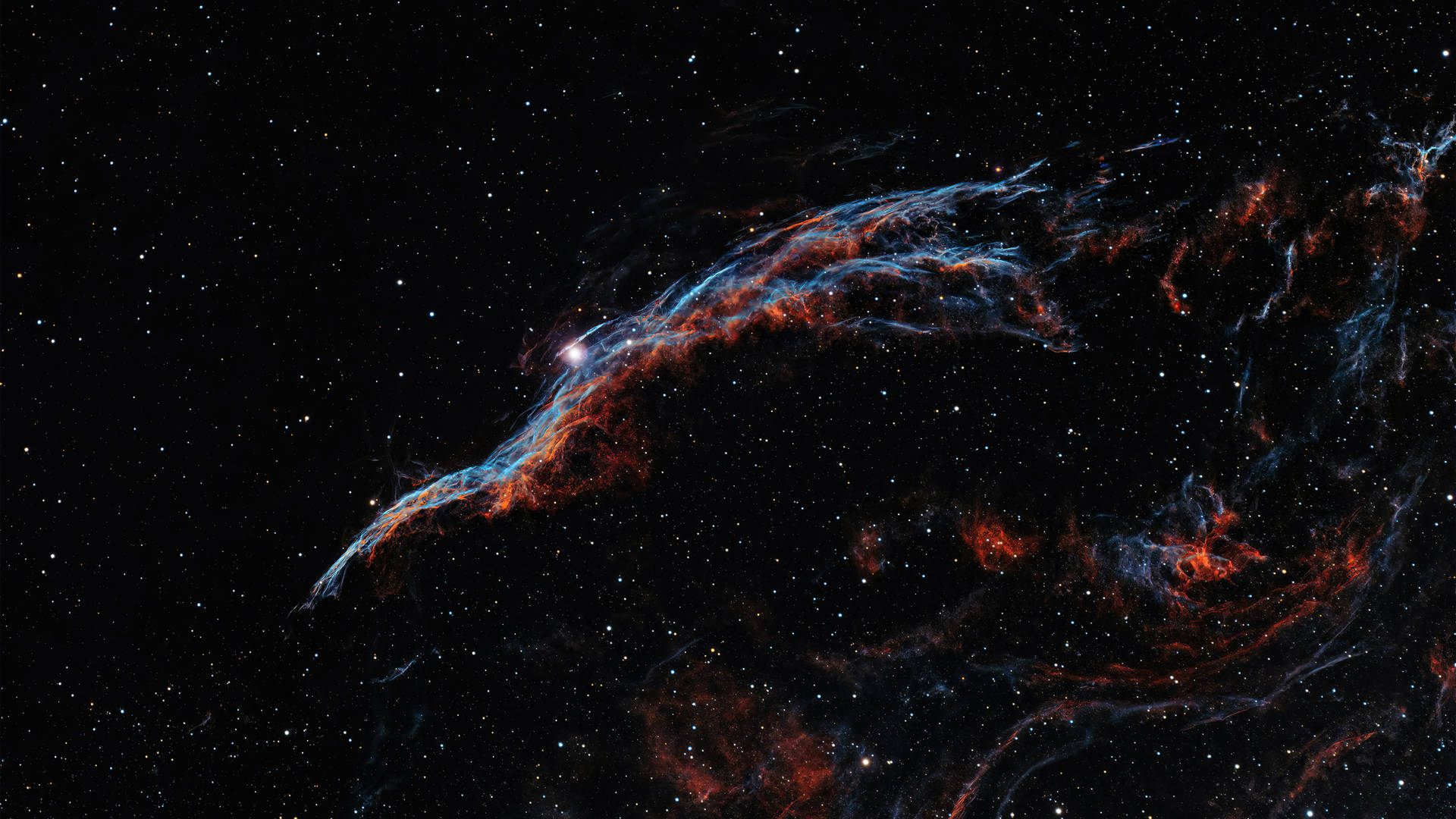 Veil Nebula Psychedelic 4k Wallpaper