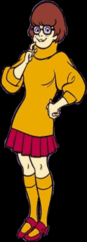 Velma Dinkley Scooby Doo Character PNG