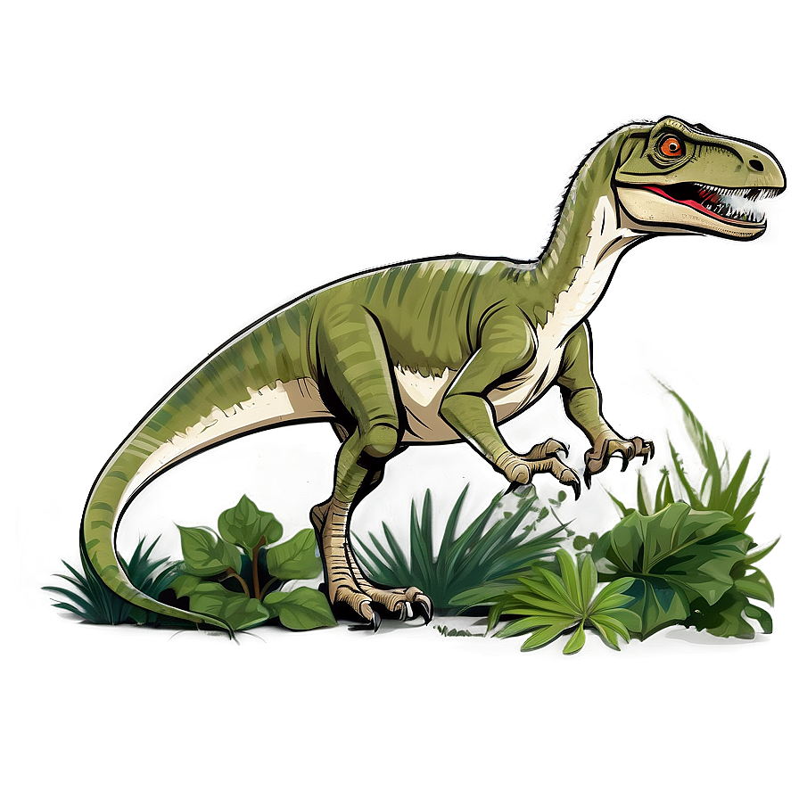 Velociraptor In Jungle Png Dmi85 PNG