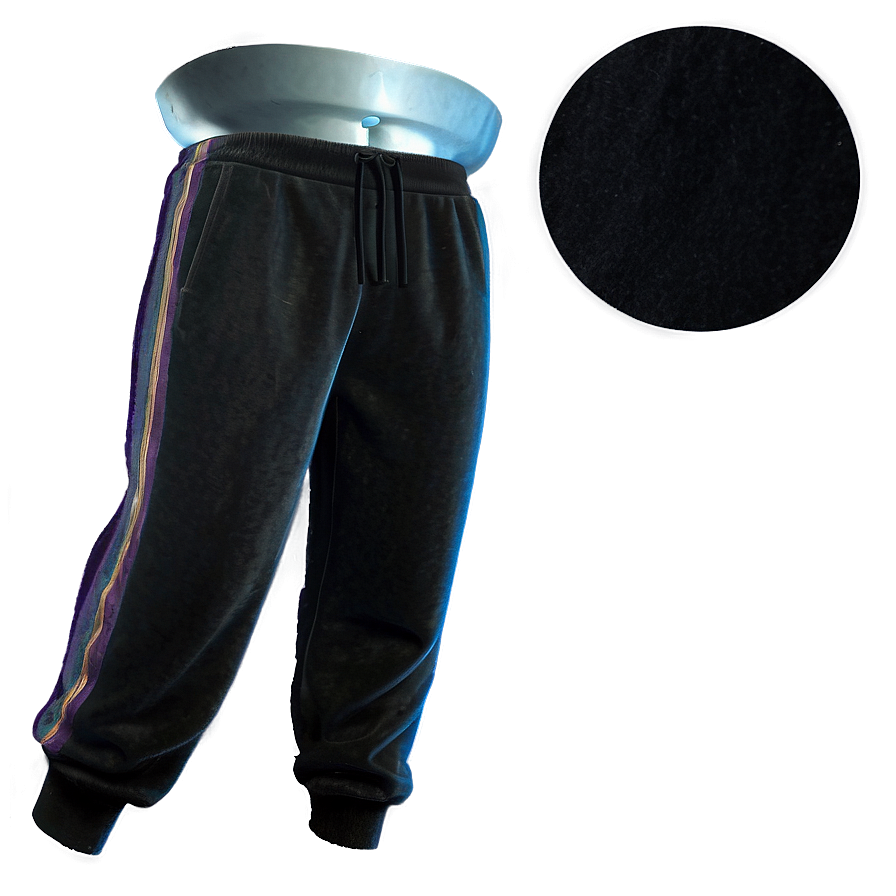 Velvet Black Sweatpants Png 51 PNG