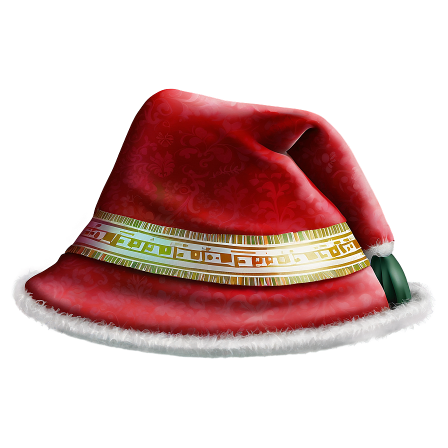Velvet Christmas Hat Png 4 PNG