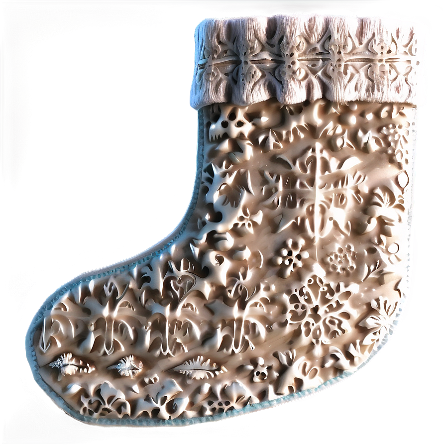 Velvet Christmas Stocking Png 06132024 PNG