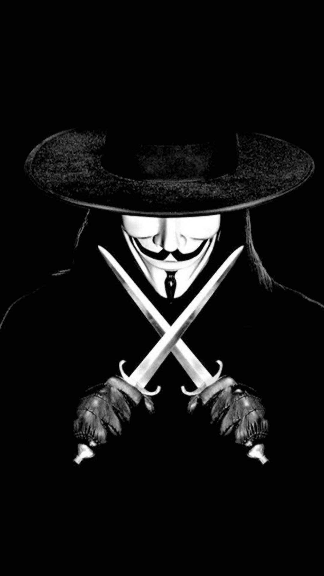 Vendetta On Black Iphone 6 Plus Wallpaper
