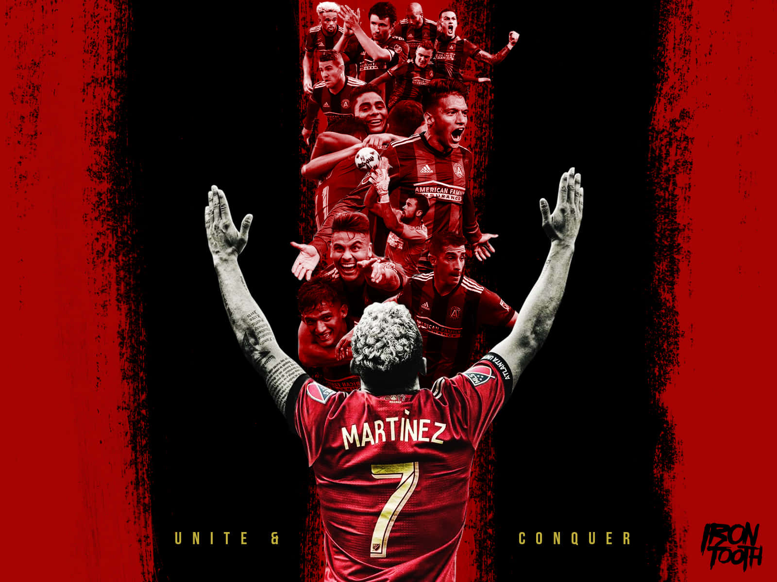 Venezuelanskfotbollsspelare Josef Martinez Digital Konstfotografi. Wallpaper