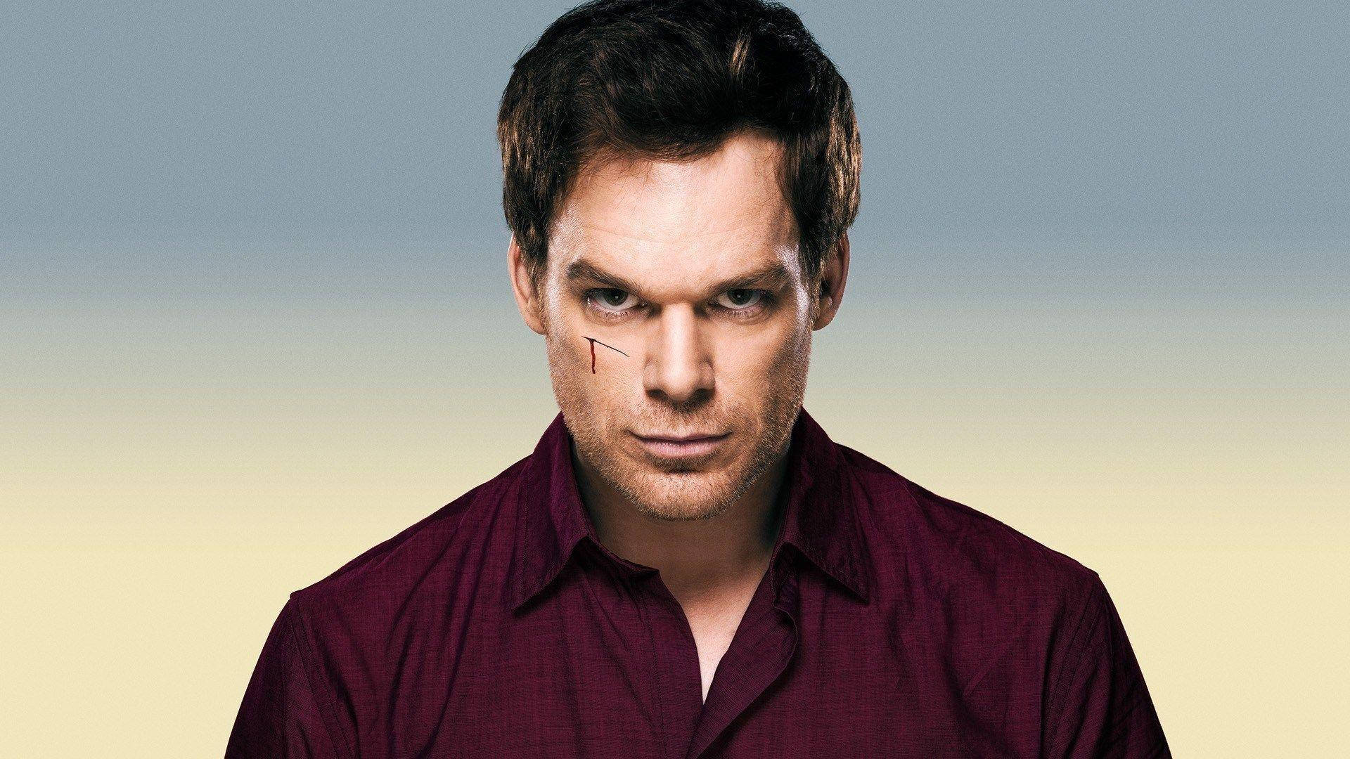 Vengeful Dexter Morgan Scarred Face Wallpaper
