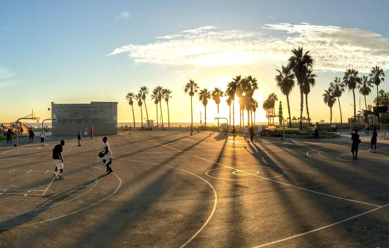 Venice Beach spiller basketball Wallpaper