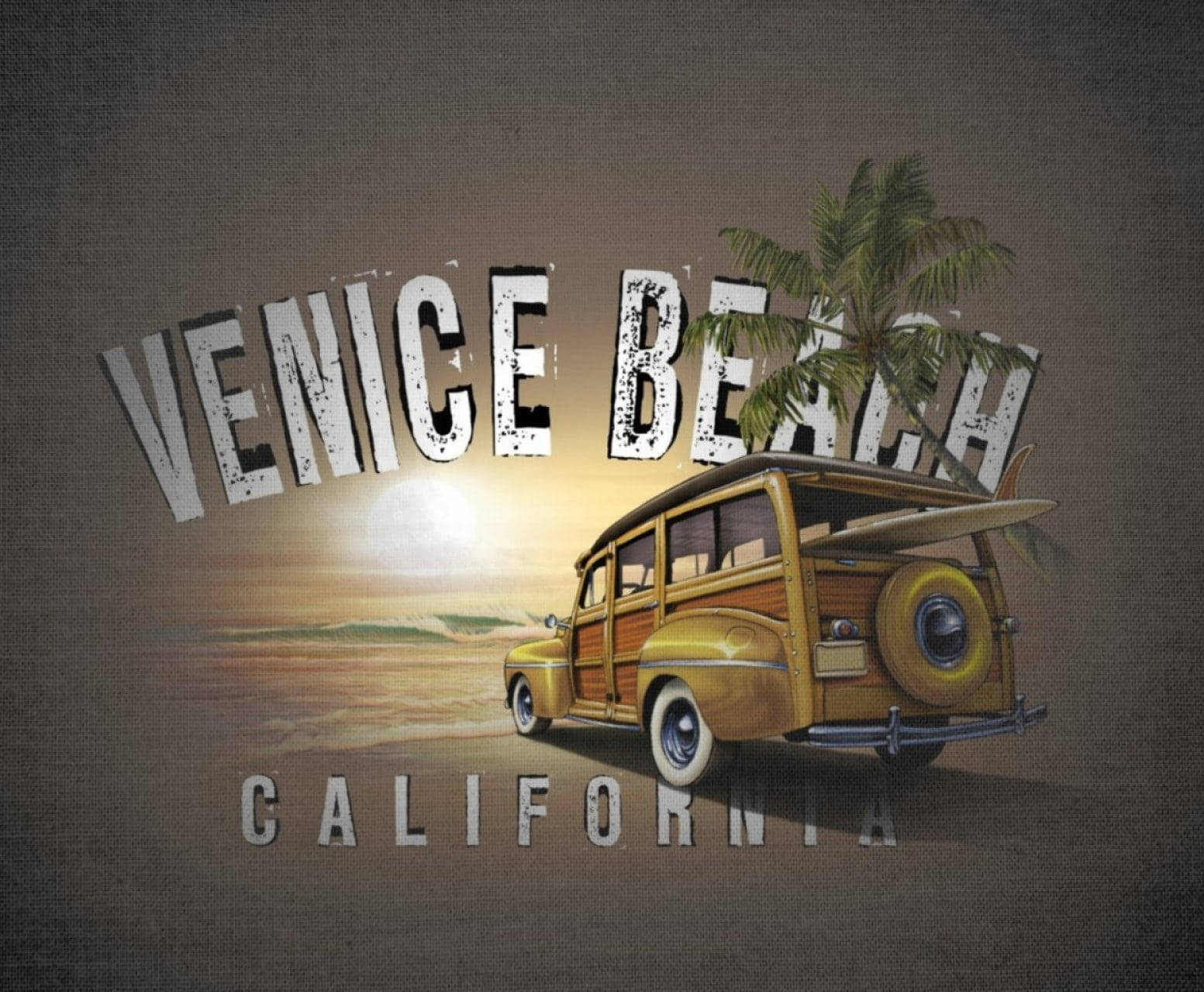 Venicebeach Surfer Van Wallpaper