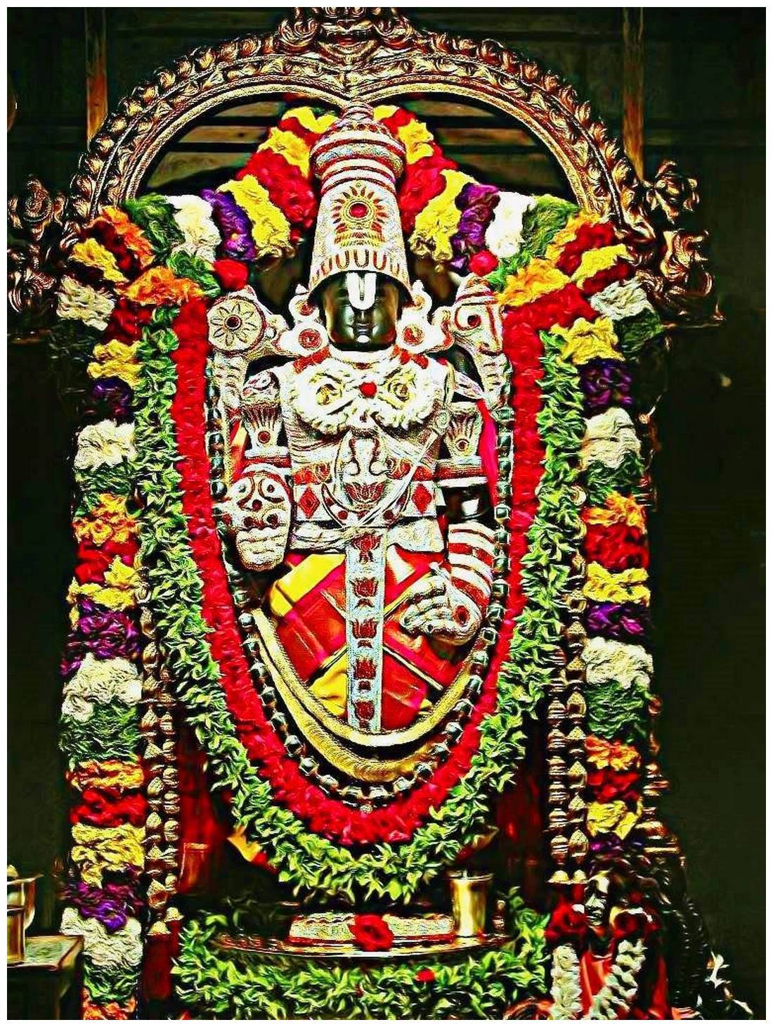 Download Venkateswara Swamy Form Of God Vishnu Wallpaper ...