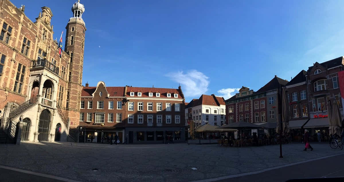 Venlo Town Square Panorama Wallpaper