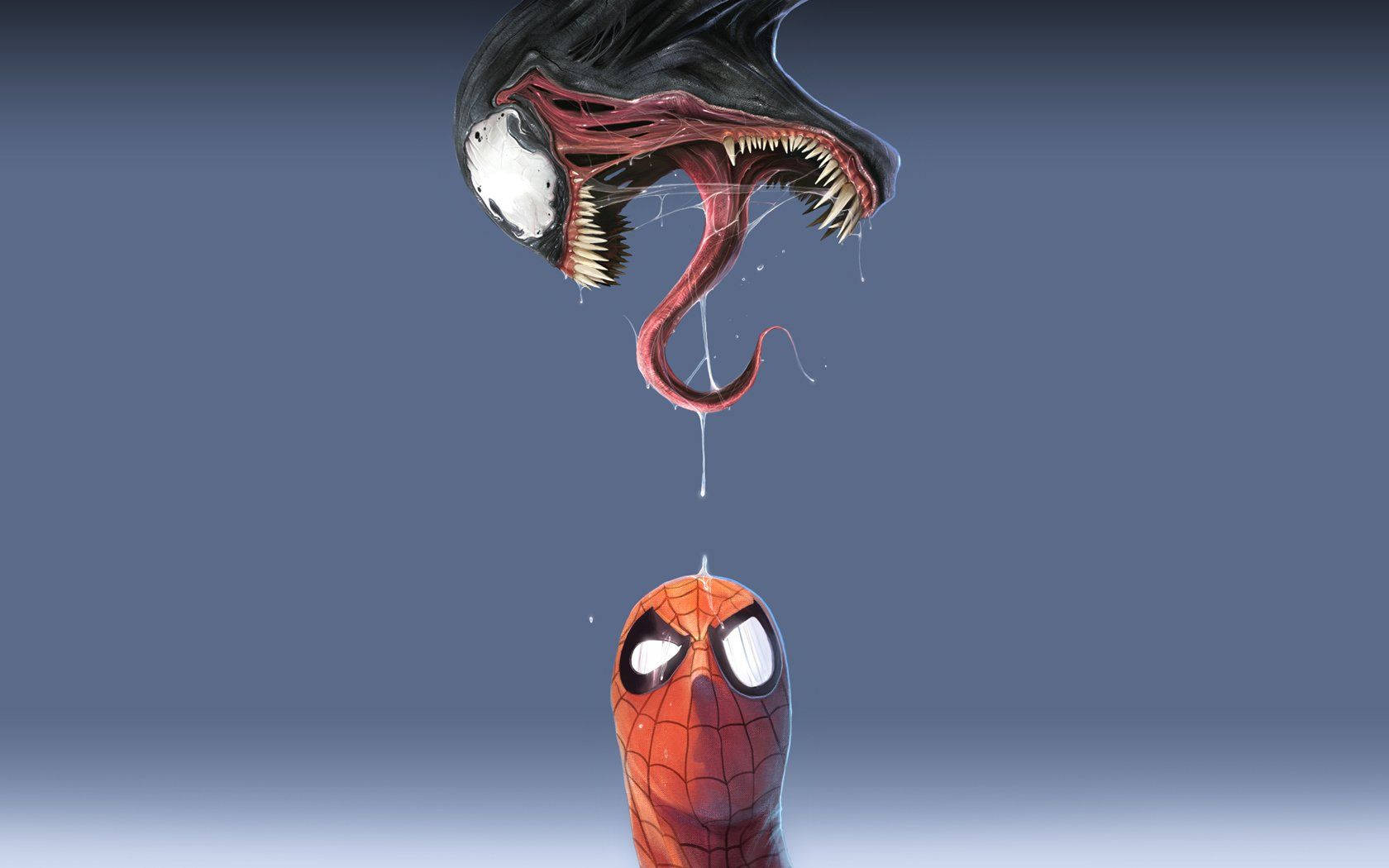 Download Venom Above Spider-man Wallpaper 