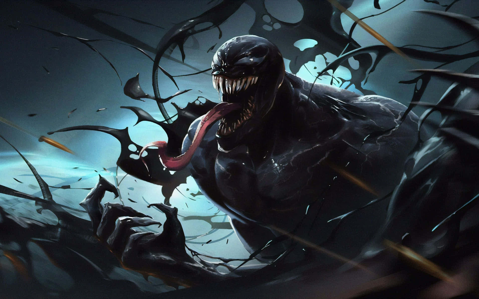 The Mysterious VENOM Abstract Wallpaper