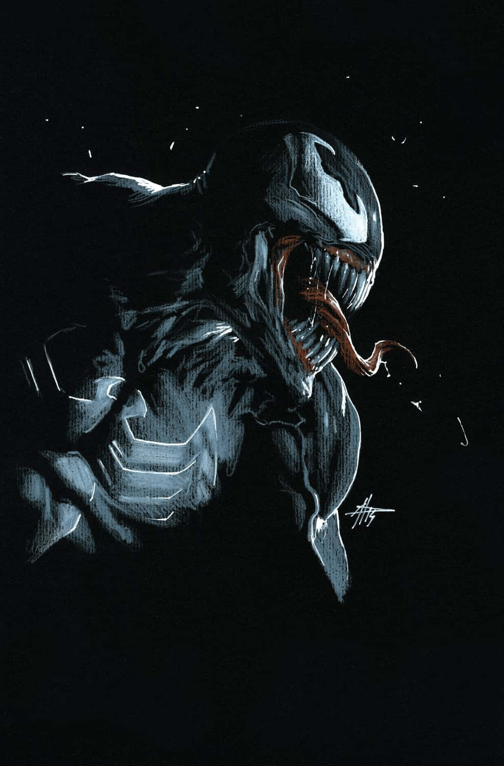 Marvel Venom Kravler ind i dit sind Wallpaper