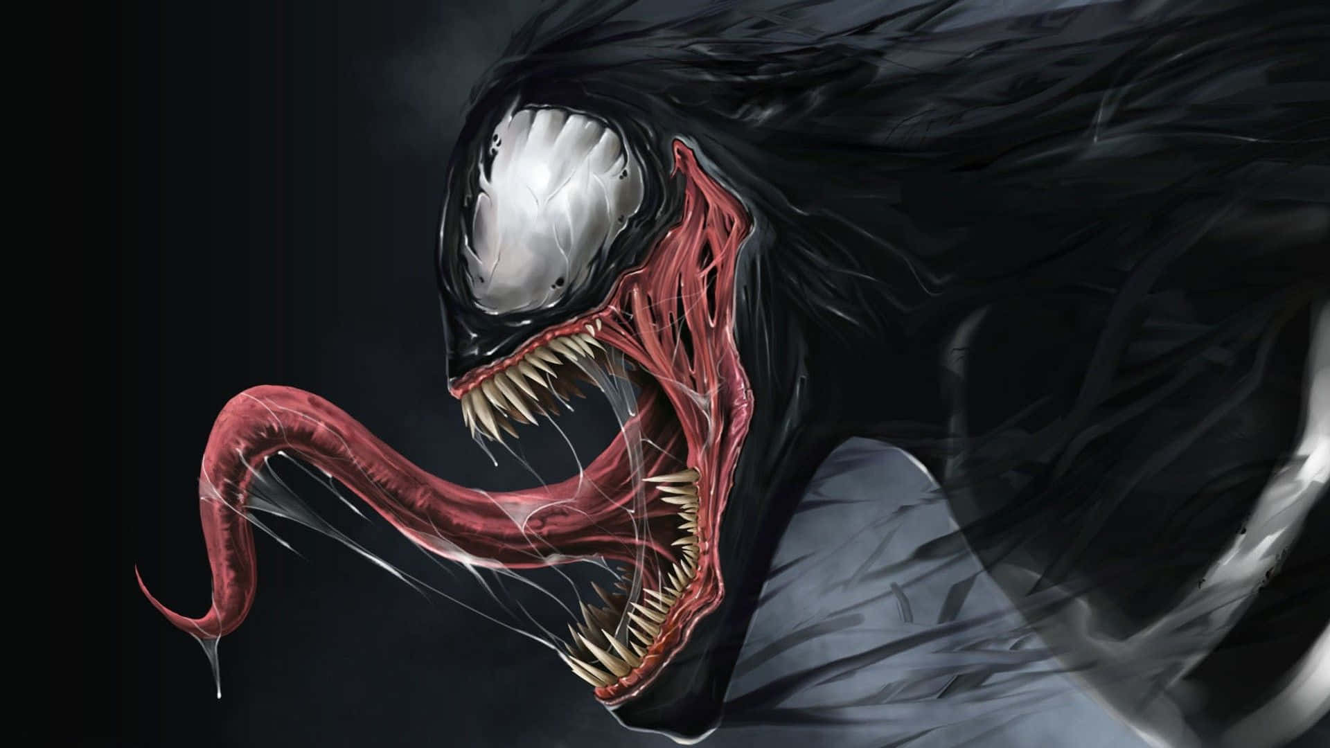 Venom Noxious Saliva Abstract Wallpaper