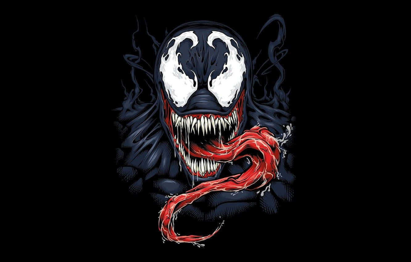 Venom Abstract Art Wallpaper