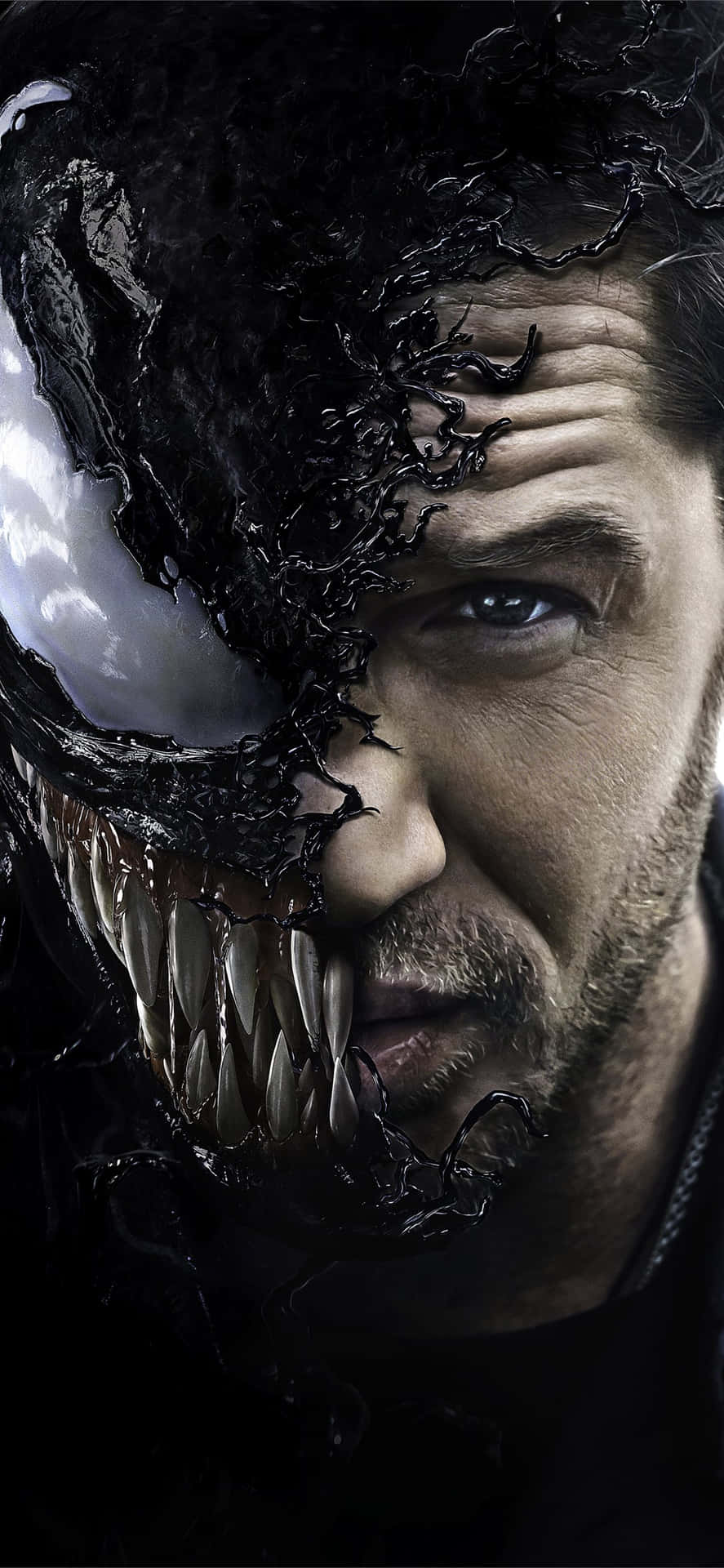 Venom And Tom Hardy Phone Wallpaper